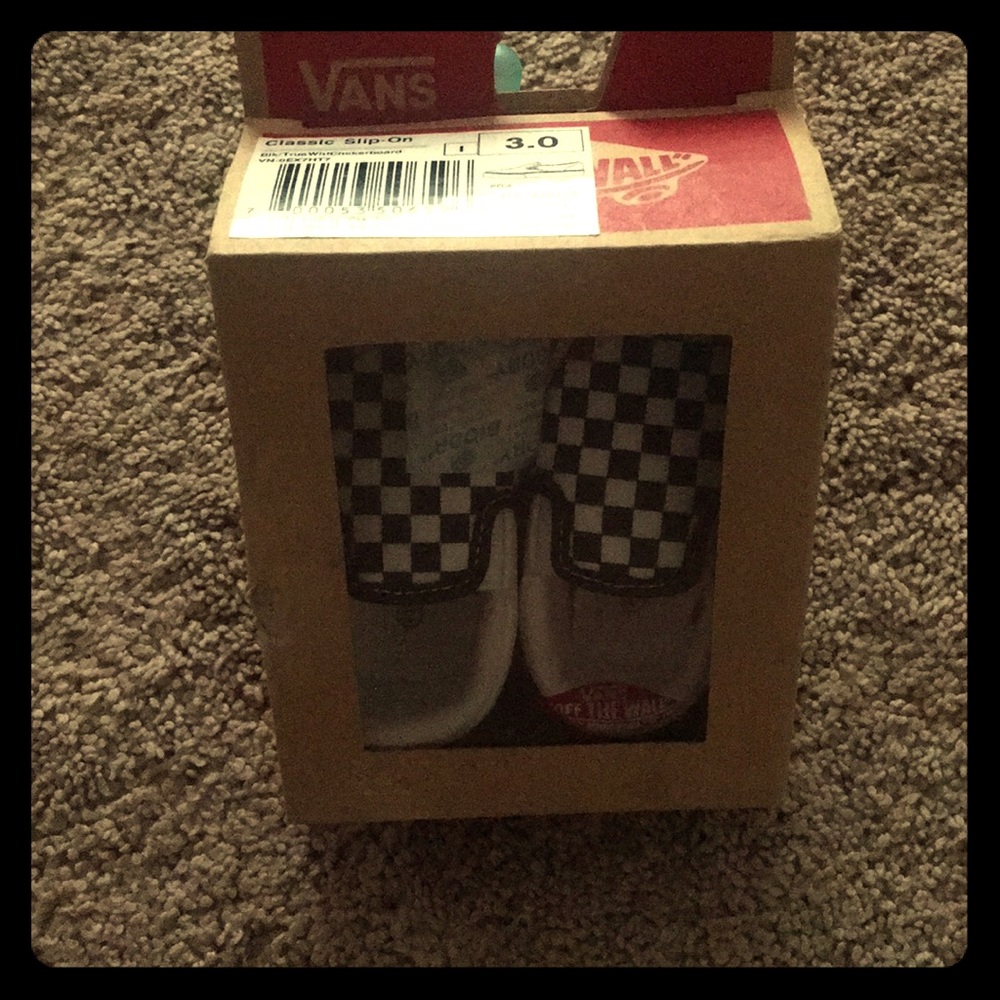 checkered vans (infant)